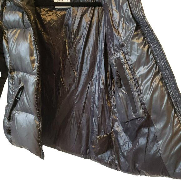 SAM. Womens Gray Puffer Jacket Goose Down Winter Coat Revolve Style S Small - Picture 11 of 12